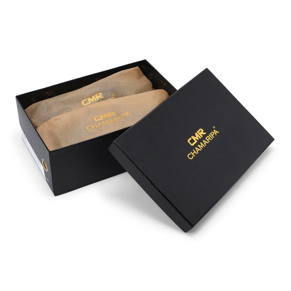 6 CM/2.36 Inches CMR CHAMARIPA Men’s Height Increasing Black Alligator Loafers – Handcrafted Luxury