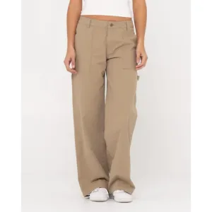 Billie Low Wide Canvas Carpenter Pant