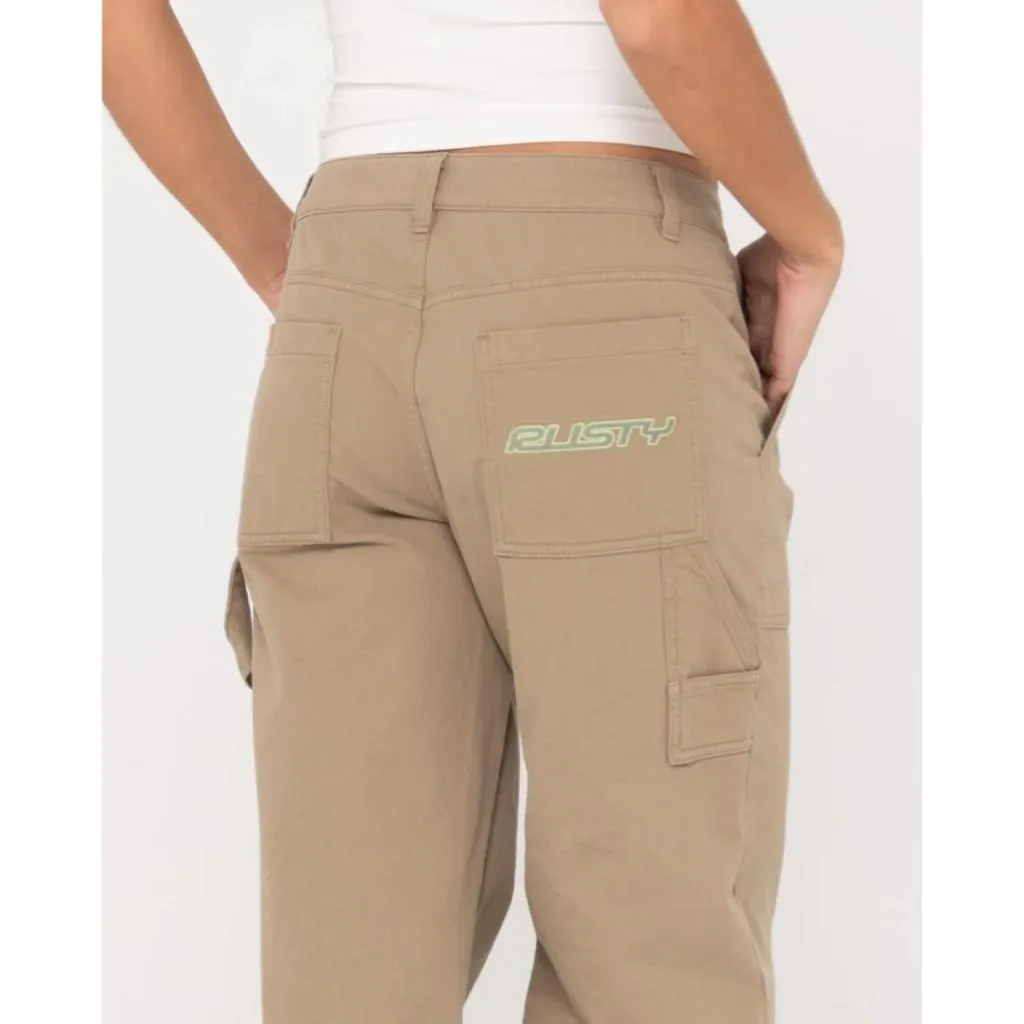 Billie Low Wide Canvas Carpenter Pant