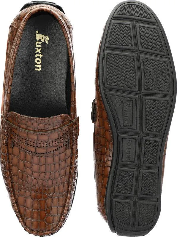 BUXTON Casual Partywear Loafers Shoes For Men's And Boys.