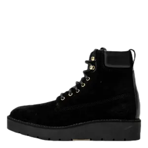 Casey Mid lace boot Black
