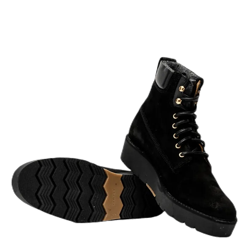 Casey Mid lace boot Black