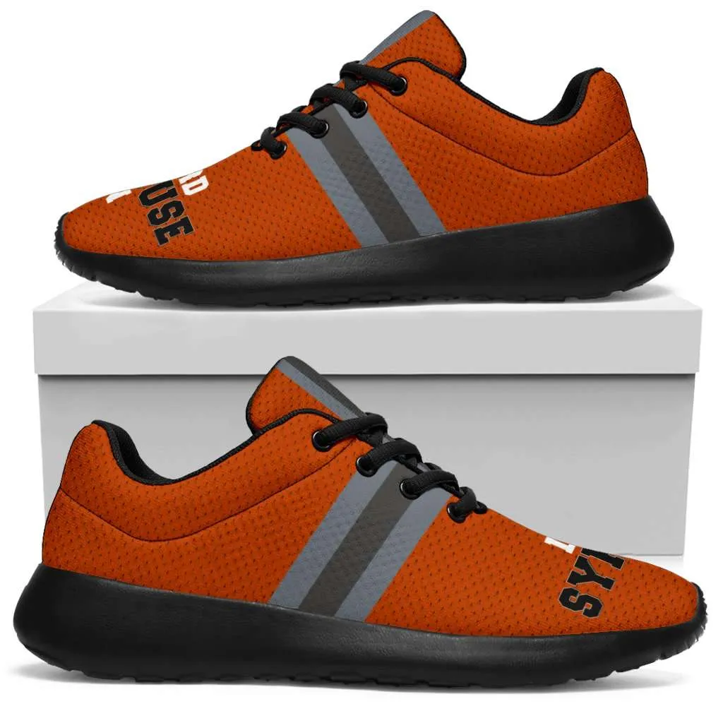 Diehard Syracuse Fan Fabric Mesh Sports Sneakers