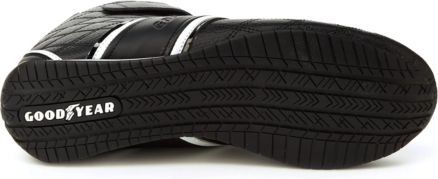Goodyear Mens Clutch Racer Sneaker  High-Top Sneakers, PU Leather & Mesh Lining