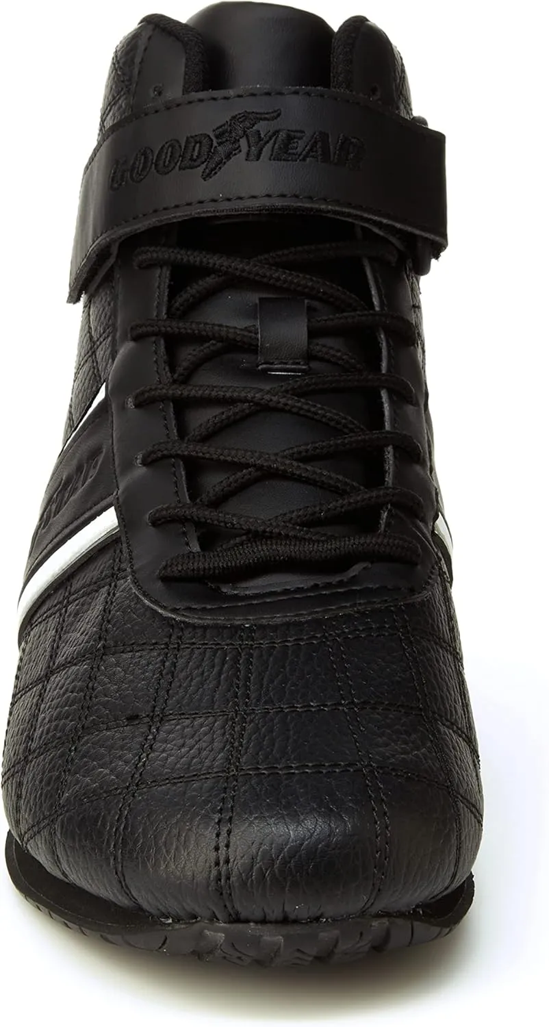 Goodyear Mens Clutch Racer Sneaker  High-Top Sneakers, PU Leather & Mesh Lining
