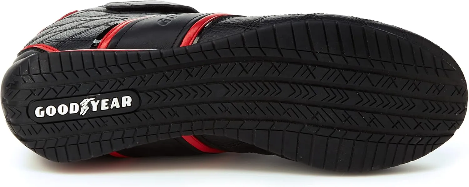 Goodyear Mens Clutch Racer Sneaker  High-Top Sneakers, PU Leather & Mesh Lining