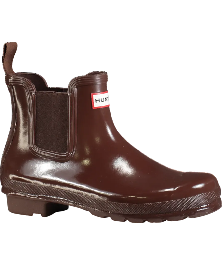 Hunter Brown Original Chelsea Boots UK 6