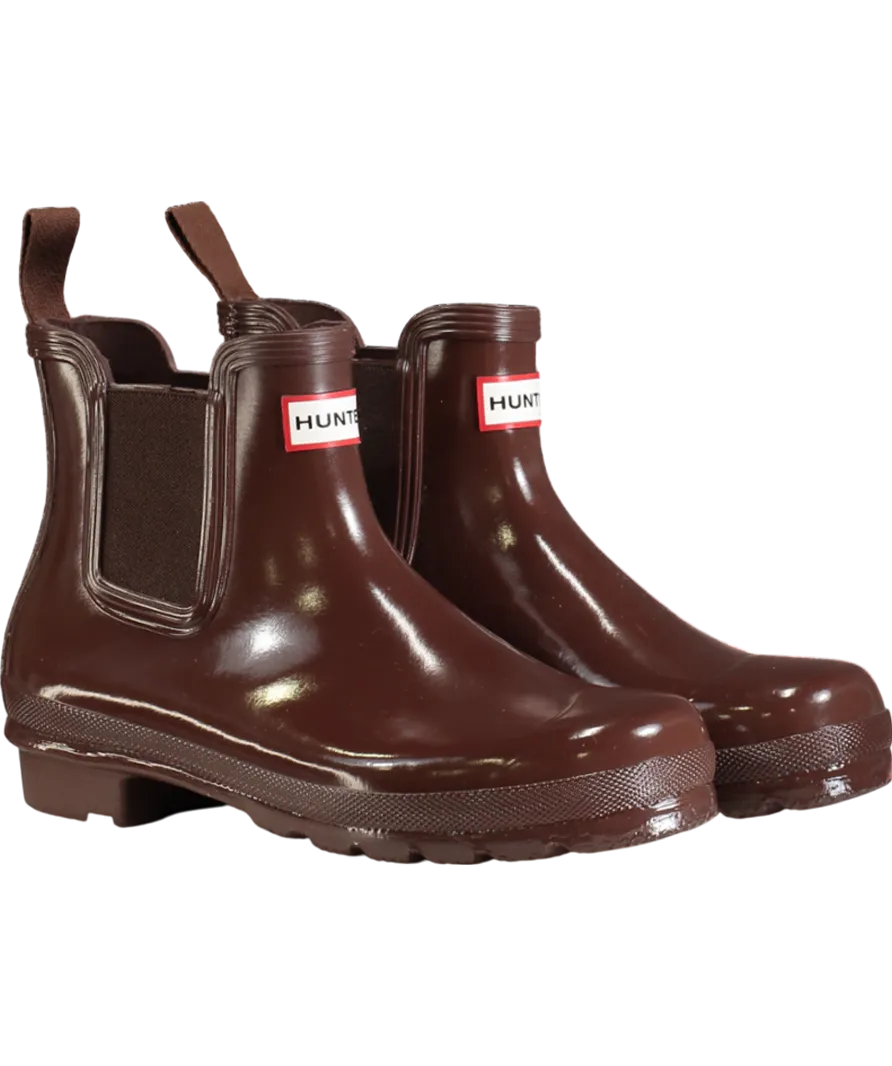 Hunter Brown Original Chelsea Boots UK 6