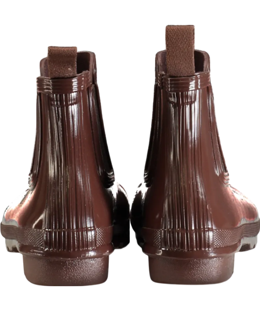 Hunter Brown Original Chelsea Boots UK 6