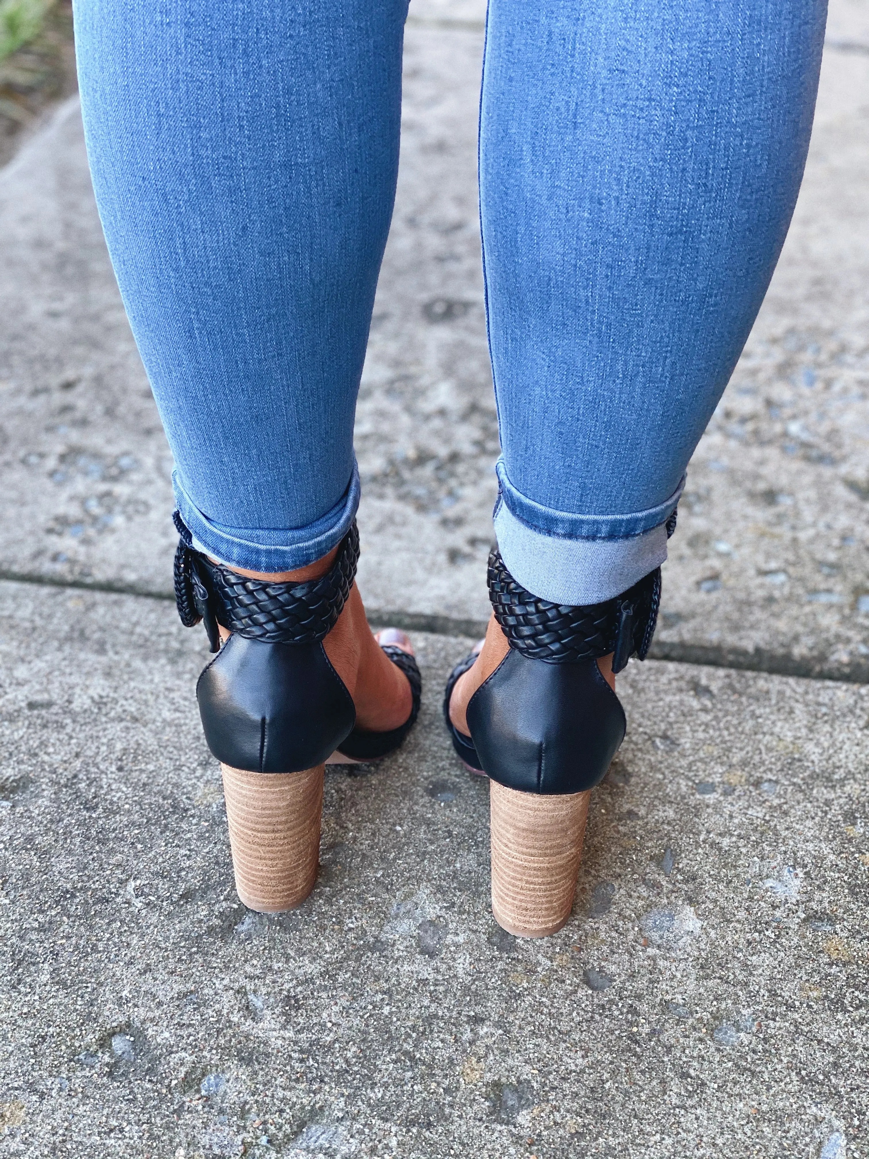 Kate Block Heel in Black FINAL SALE