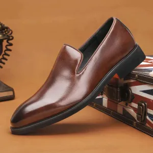 Leonardo Caruso Genuine Leather Loafers