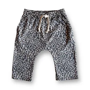 Leopard Cropped Harem Sweat