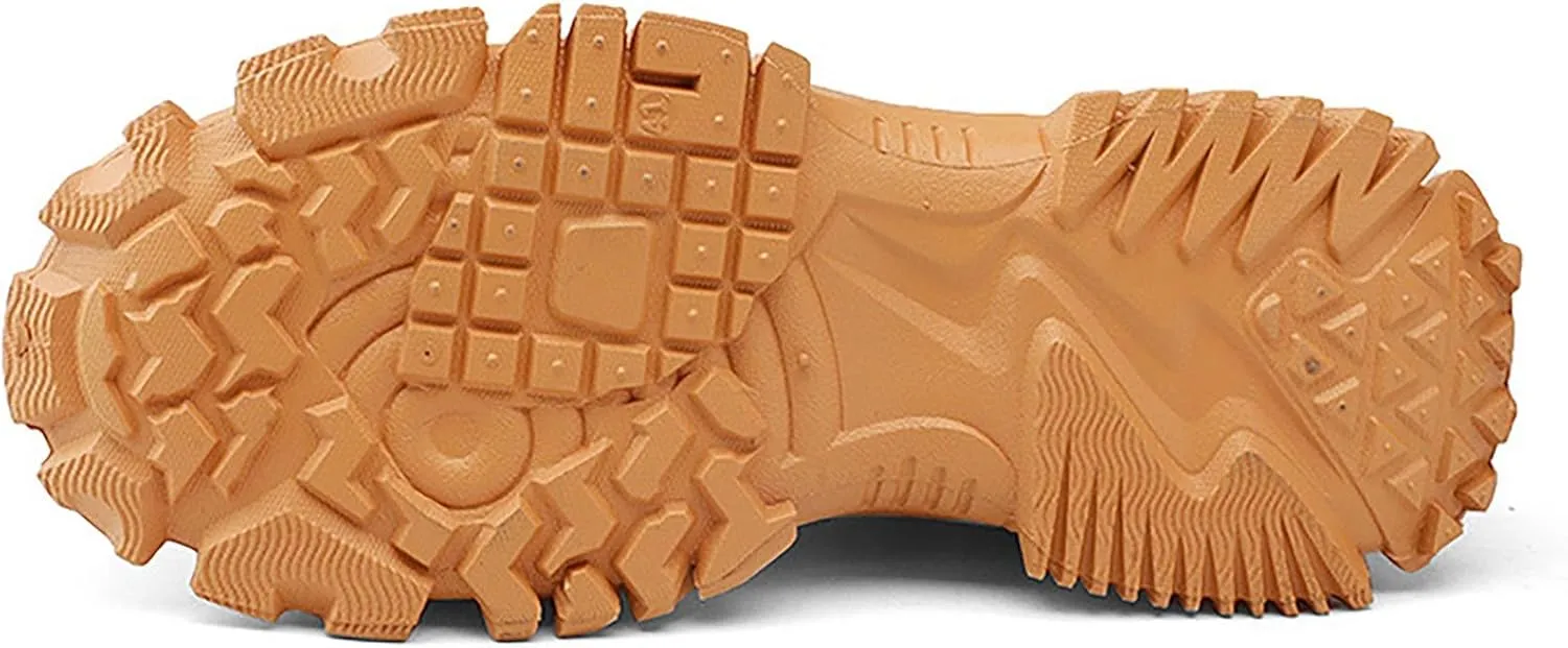 Men's Work Boots Steel Toe Hiking Sneakers Ankle Ladies Women's Workout Shoes Winter Platform Shoes Slip Resistant Safety Hike Grounded Footwear