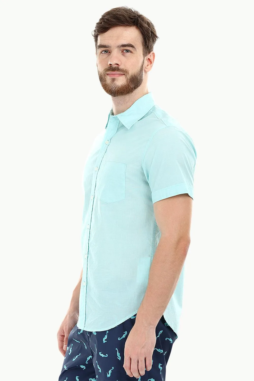 Mint Green Oxford Lightweight Shirt