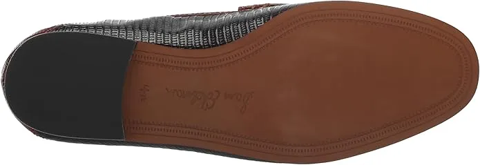 Sam Edelman Loraine Saddle Lizard Multi Almond Toe Slip On Classic Vamp Loafers