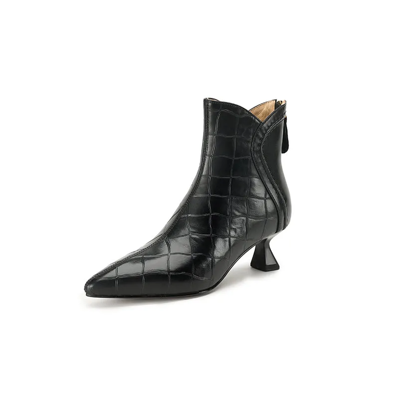 Serpatura Croc Textured Boots