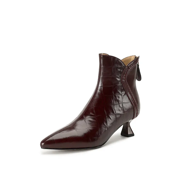Serpatura Croc Textured Boots