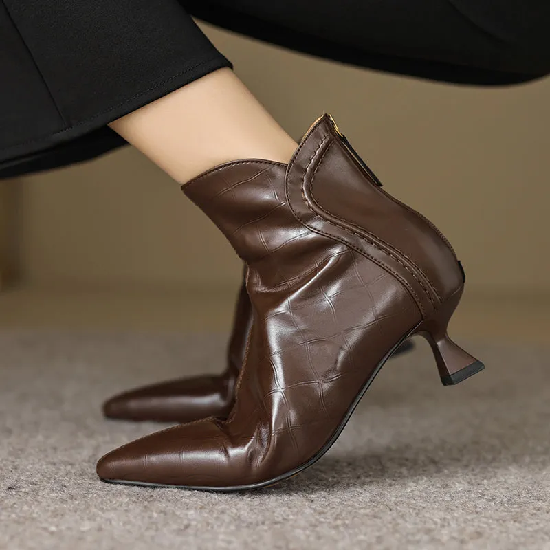Serpatura Croc Textured Boots