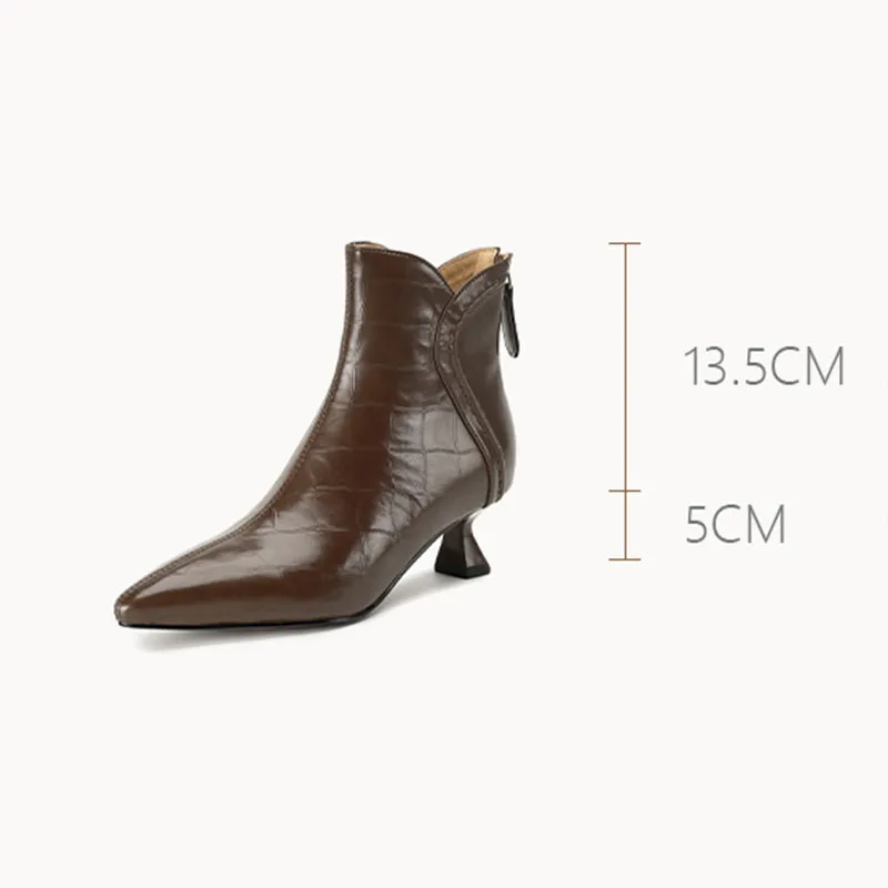 Serpatura Croc Textured Boots