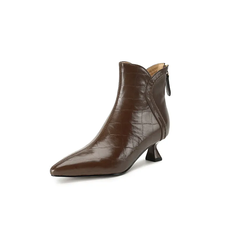Serpatura Croc Textured Boots