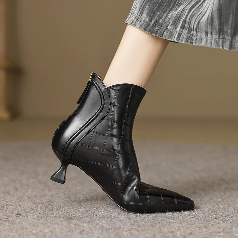 Serpatura Croc Textured Boots