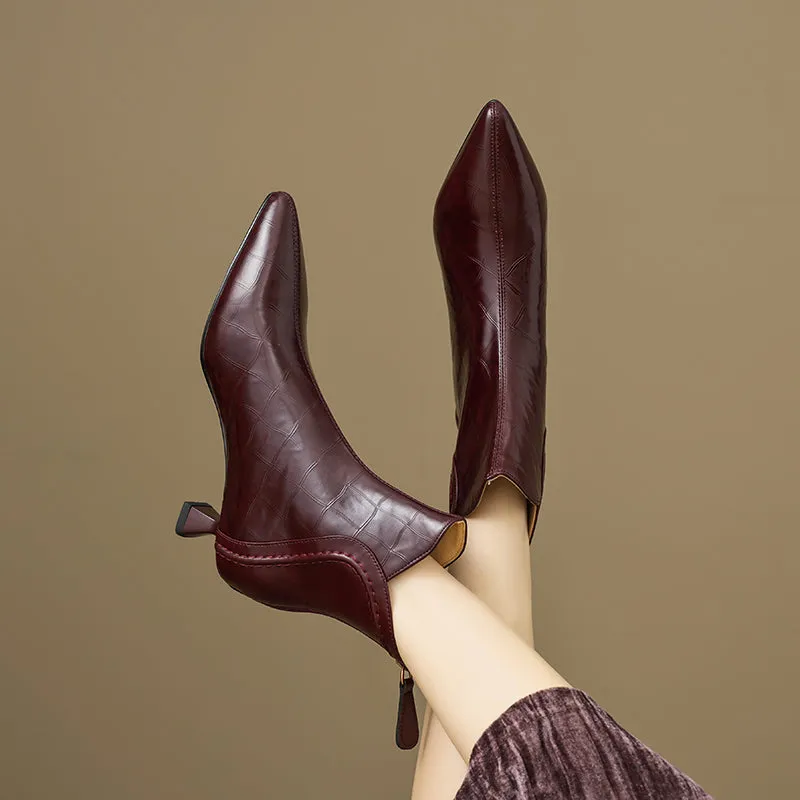 Serpatura Croc Textured Boots