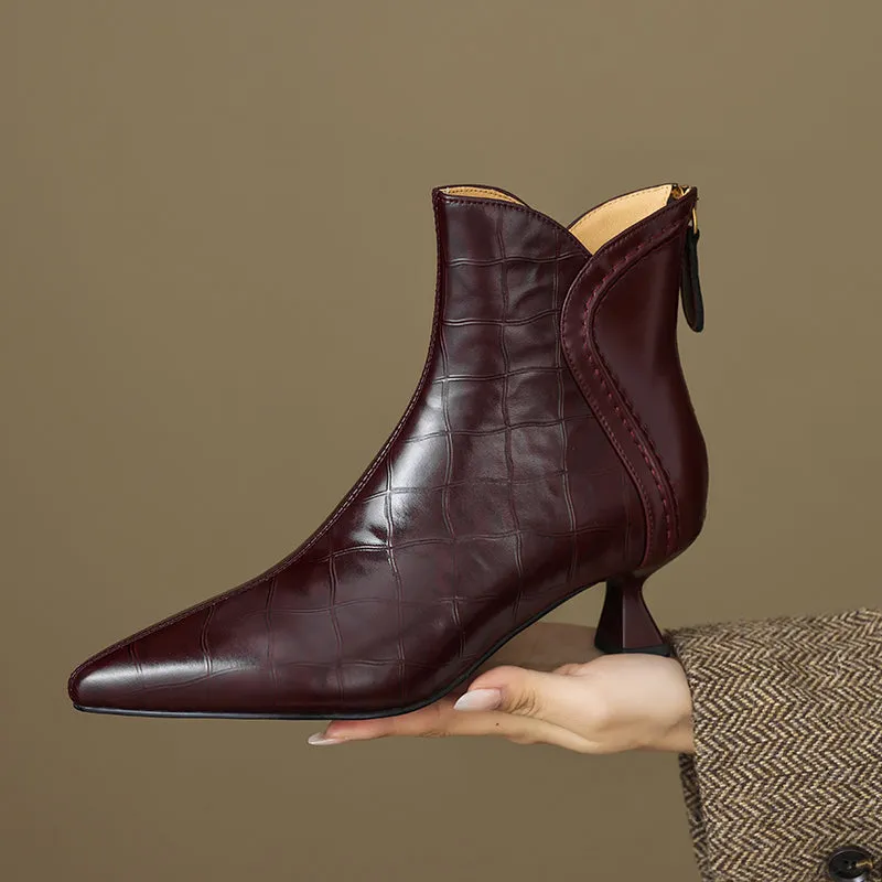 Serpatura Croc Textured Boots