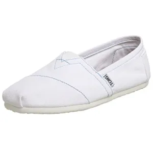 TOMS Men's Classic Canvas Slip-On White Loafer Summer Slip On Casual Shoes