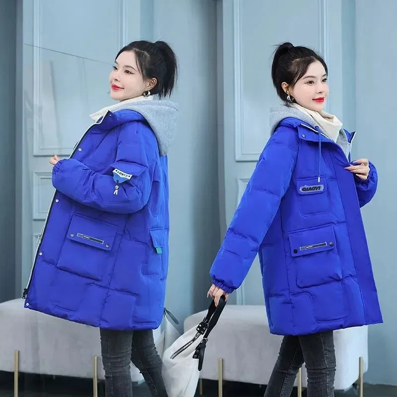 Trendy Winterjas – Gewatteerde Damesjas met Capuchon, Warme & Comfortabele Parka voor Winter