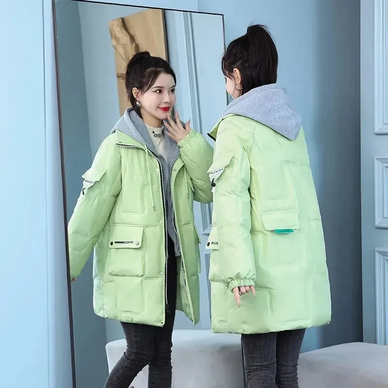 Trendy Winterjas – Gewatteerde Damesjas met Capuchon, Warme & Comfortabele Parka voor Winter