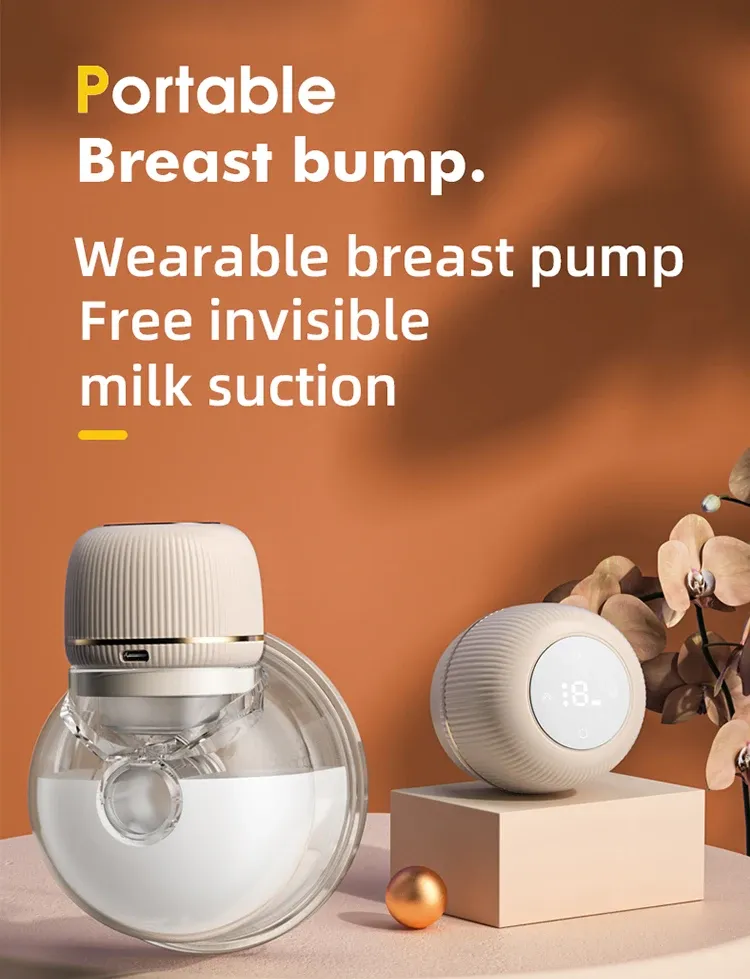 Wearable Electric Breast Pump for Breastfeeding Mothers